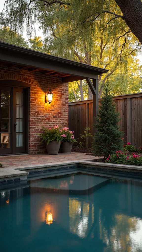 23 Smart Inground Pool Lighting Ideas That Brighten Every Corner elegant wall mounted sconces