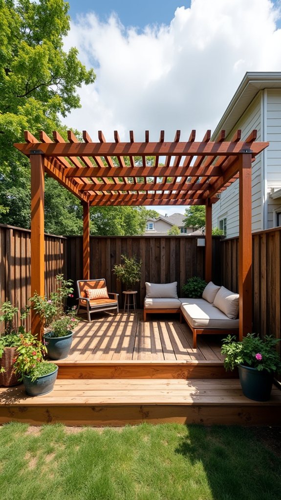 22 Modern Pool Pergola Ideas With Sleek Minimal Shapes elevated modern poolside retreat