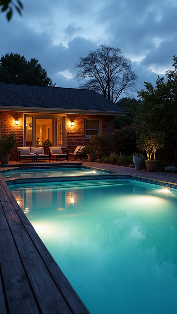 19 Stylish Above Ground Pool Lighting Ideas That Look Professionally Done enchanting energy efficient ambiance