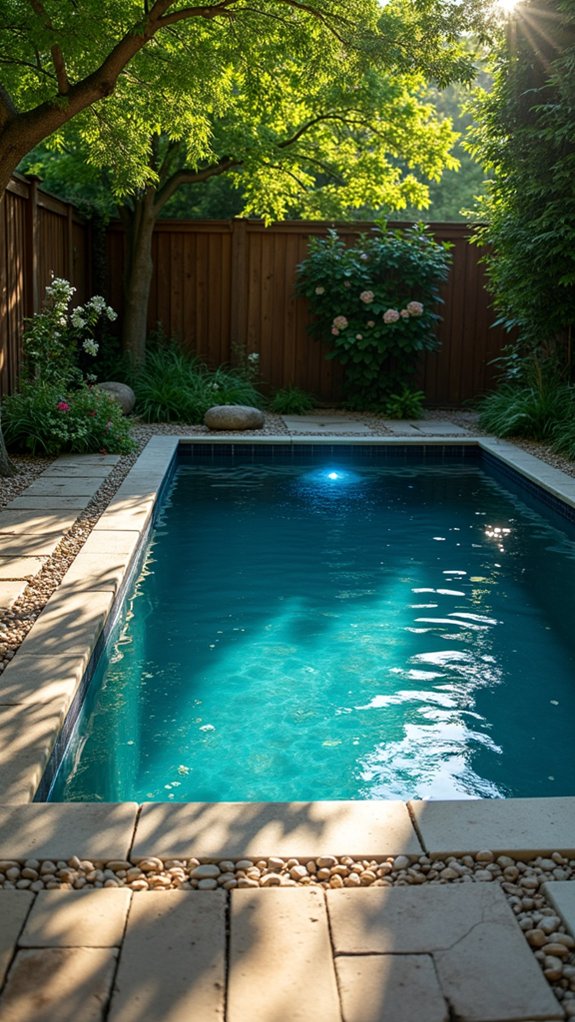24 Lush Pool Garden Lighting Ideas That Bring Plants to Life enchanting evening pool ambiance