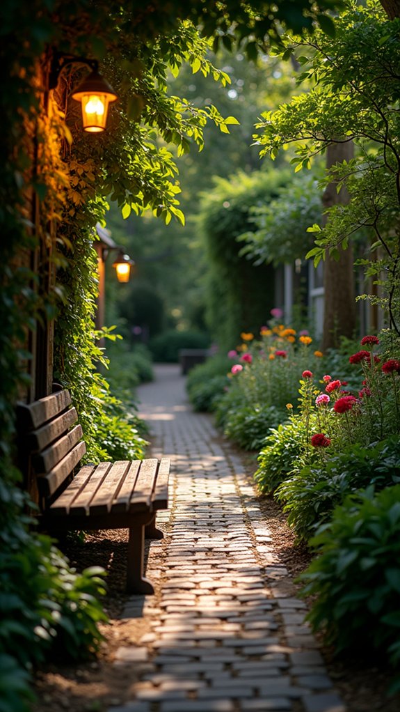 24 Lush Pool Garden Lighting Ideas That Bring Plants to Life enchanting illuminated garden pathways