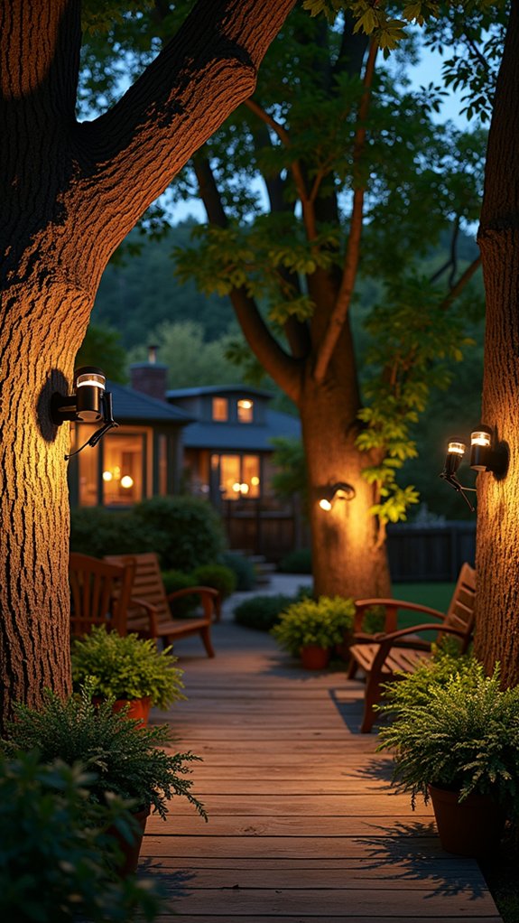 21 Brilliant Pool Lighting Ideas That Change Your Nighttime Atmosphere enchanting illuminated tree canopy