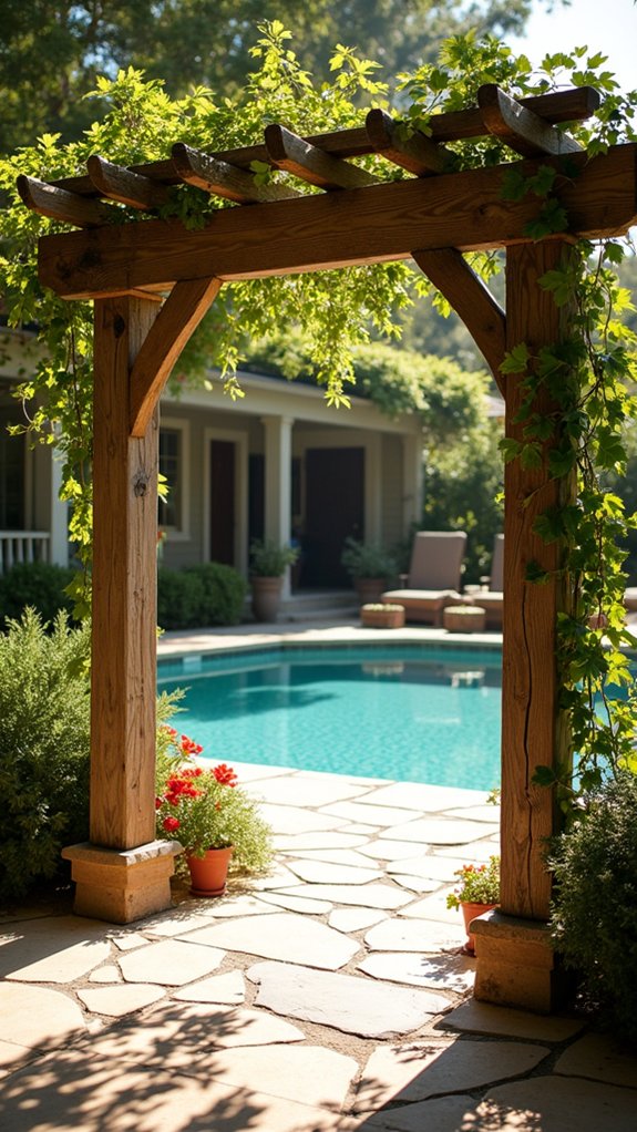 24 Clever Pool Shade Ideas That Help Beat the Sun enchanting poolside retreat oasis