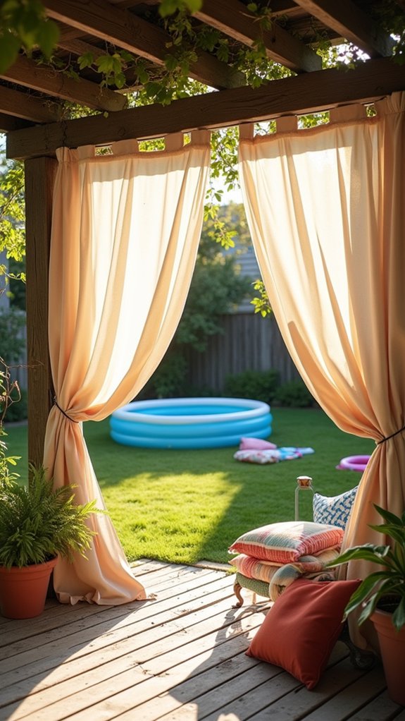 22 Quick Temporary Pool Shade Ideas For Instant Protection enhance pool area ambiance
