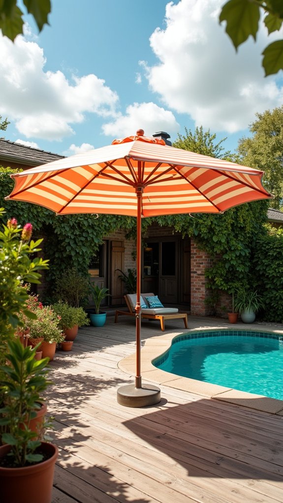18 Easy Pool Shade Umbrella Ideas For Quick Relief essential summer outdoor shade