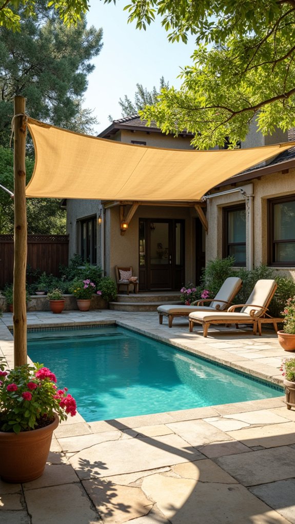 20 Flexible Movable Pool Shade Ideas For Changing Sunlight flexible and stylish sun protection