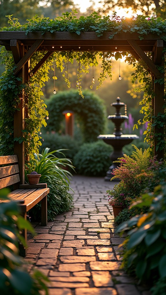 24 Lush Pool Garden Lighting Ideas That Bring Plants to Life illuminated outdoor garden art