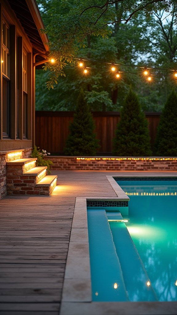 20 Inspiring Pool Lighting Design Concepts That Highlight Every Feature illuminated pool with led