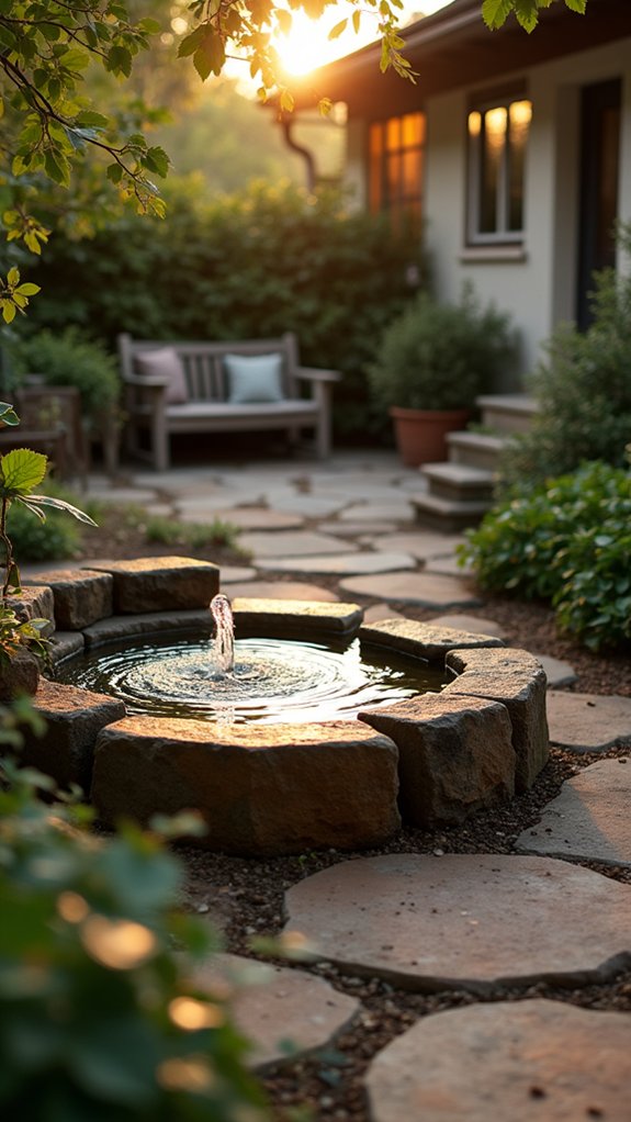 23 Warm Pool Wall Lighting Ideas That Wash Surfaces With Gentle Light illuminated water feature elegance