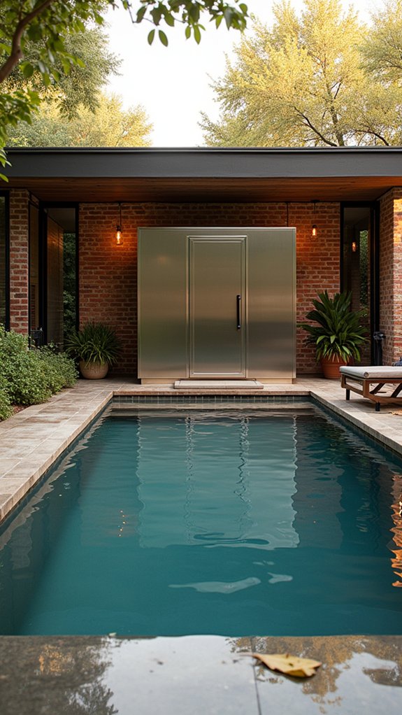 20 Relaxing Pool House With Sauna Ideas For Spa Style Living industrial elegance meets comfort