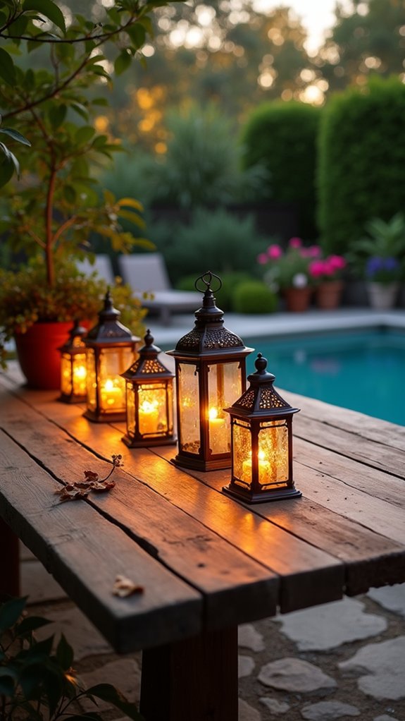 22 Event Ready Pool Lighting Ideas That Set the Perfect Scene inviting atmosphere with lanterns
