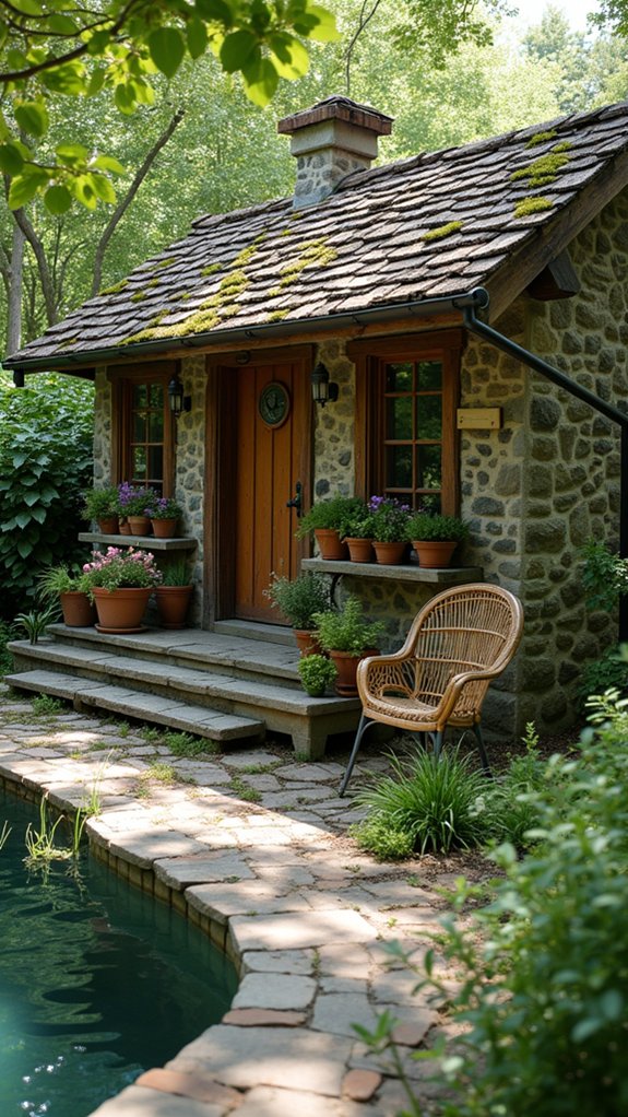 19 Rustic Pool House Ideas With Warm Natural Charm joyful creative cottage retreat