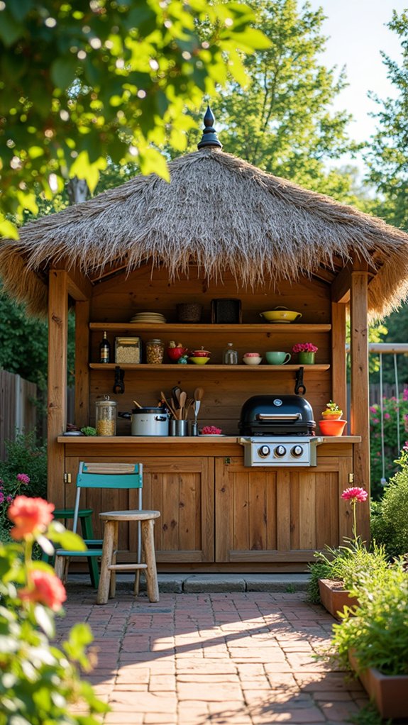 20 Functional Pool Gazebo With Kitchen Ideas Made for Hosting kids cooking zone gazebo