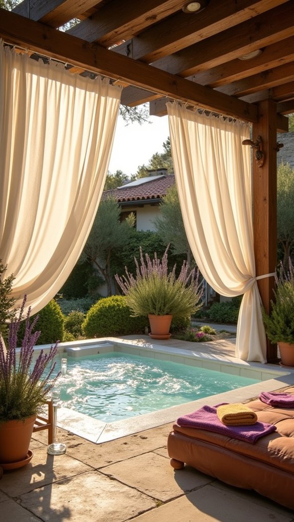 25 Mediterranean Pool Pergola Ideas With Timeless Elegance luxurious outdoor relaxation oasis