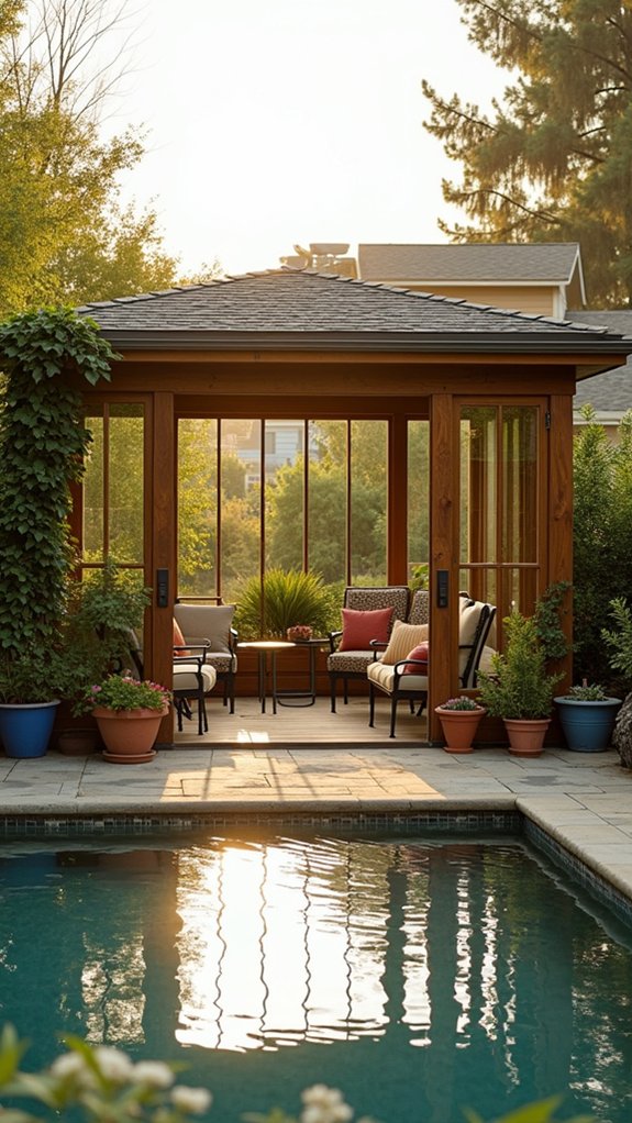 21 Backyard Pool Gazebo Ideas That Anchor the Space luxurious year round retreat