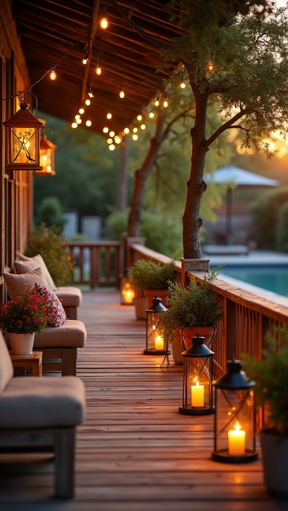 22 Event Ready Pool Lighting Ideas That Set the Perfect Scene magical cozy lantern ambiance