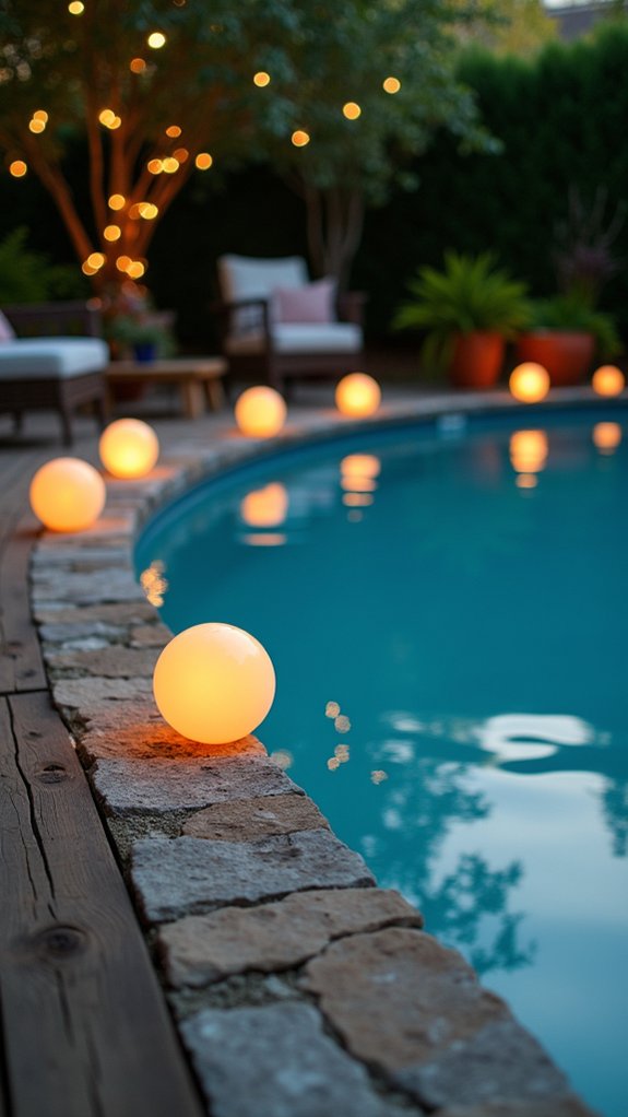 21 Dreamy Pool Mood Lighting Ideas For Soft Evening Vibes magical floating pool ambiance