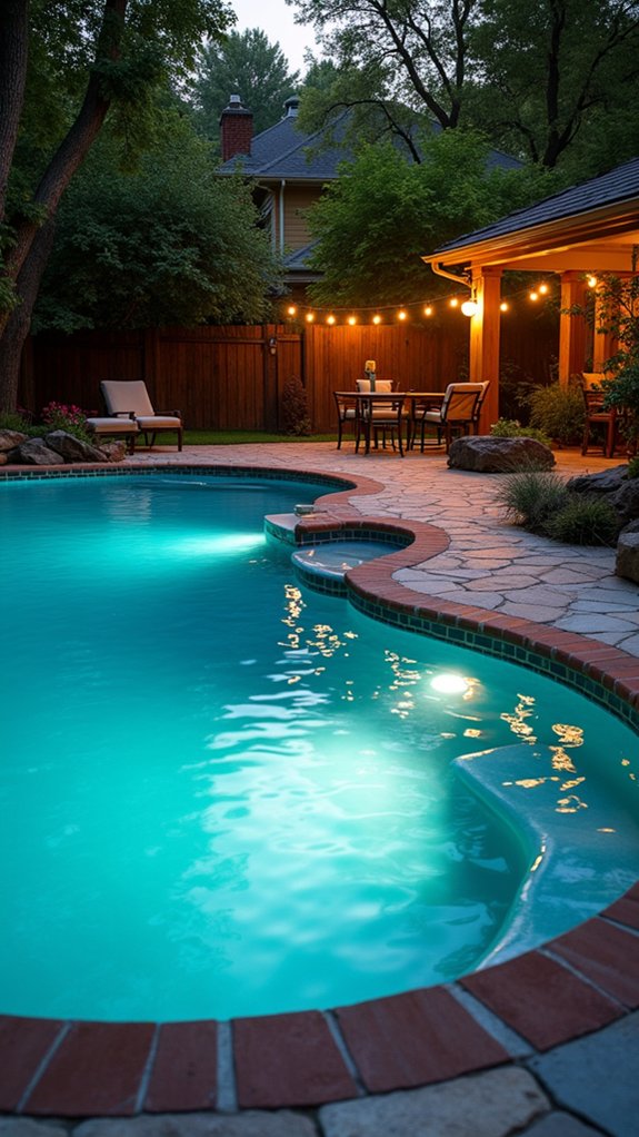 22 Event Ready Pool Lighting Ideas That Set the Perfect Scene magical glow enhances safety