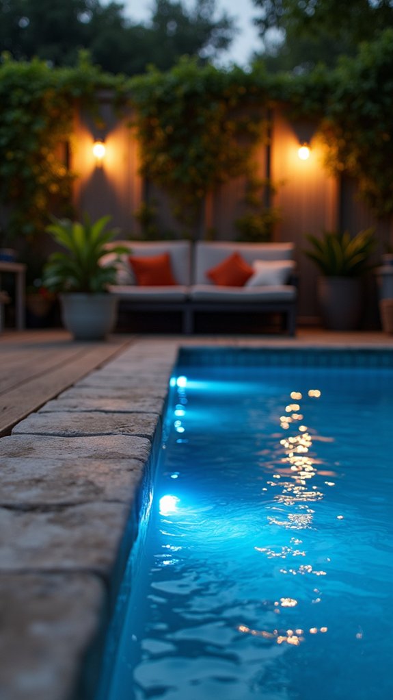 22 Bright Underwater Pool Lighting Ideas That Make Swims More Fun magical nighttime swimming experience