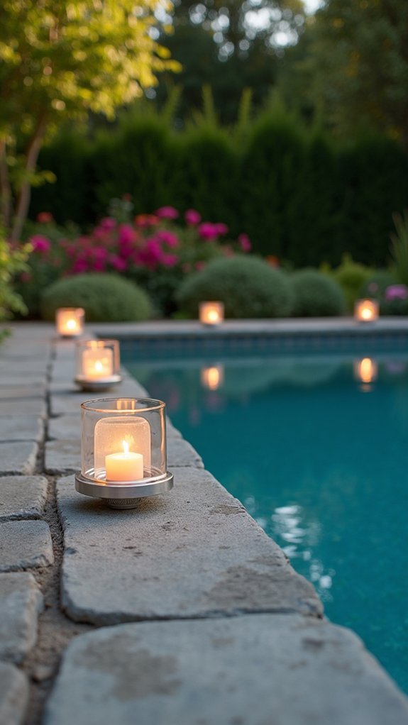 24 Soft Pool Edge Lighting Ideas That Outline the Water Beautifully magical underwater glow fixtures