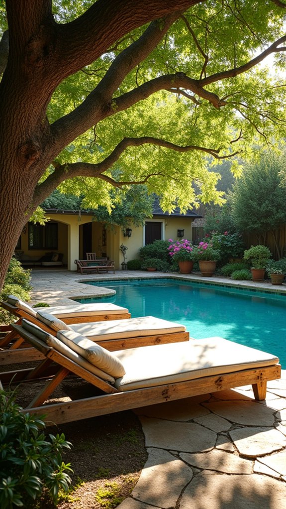 25 Shade Trees For Pool Area Ideas That Bring Cooling Greenery majestic shade for relaxation
