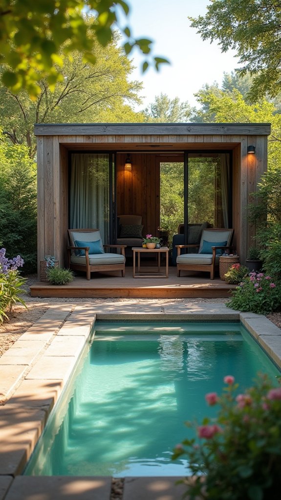 19 Smart Small Pool House Ideas That Maximize Tight Spaces maximize small space efficiently