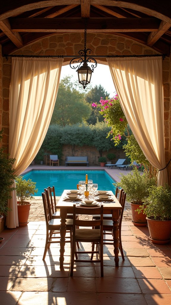 23 Elegant Pool House With Gazebo Ideas For Outdoor Gatherings mediterranean open gazebo retreat