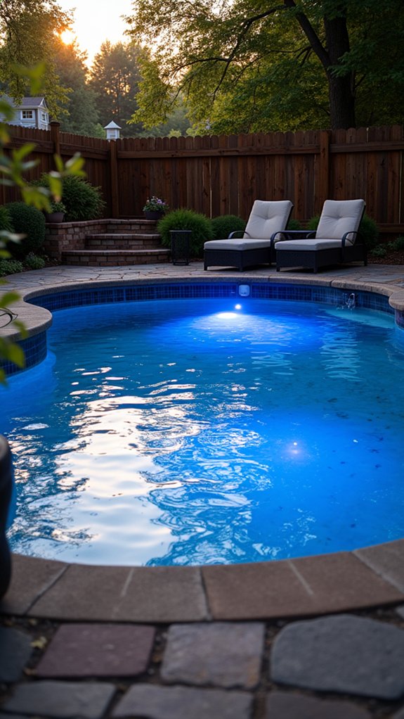 19 Stylish Above Ground Pool Lighting Ideas That Look Professionally Done mesmerizing customizable light shows