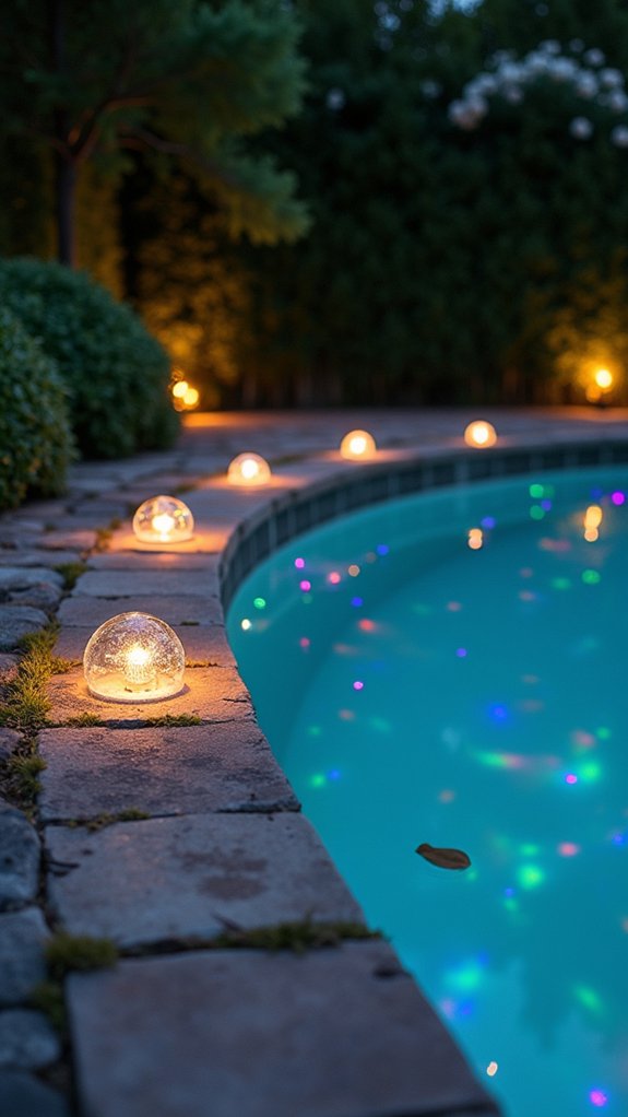 24 Soft Pool Edge Lighting Ideas That Outline the Water Beautifully mesmerizing energy efficient pool lighting