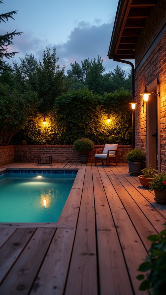 19 Stylish Above Ground Pool Lighting Ideas That Look Professionally Done modern energy efficient lighting solution