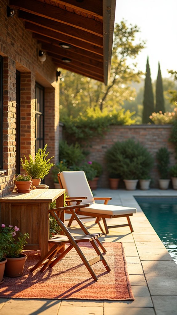 19 Smart Small Pool House Ideas That Maximize Tight Spaces multi functional furniture benefits