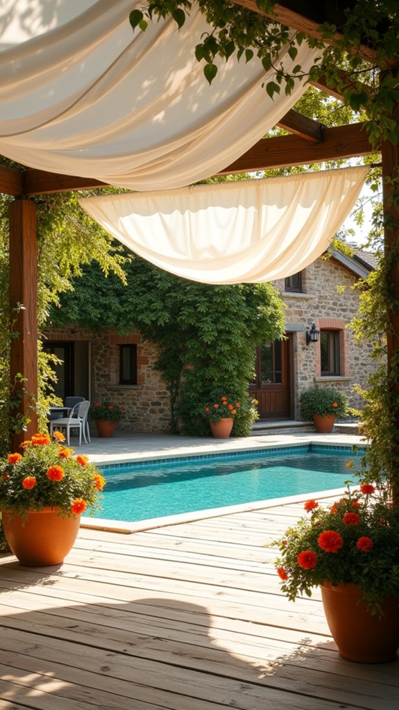 25 Mediterranean Pool Pergola Ideas With Timeless Elegance multi level outdoor pergola design