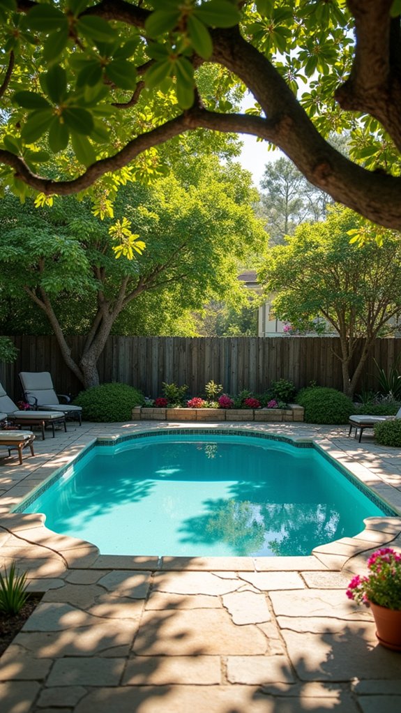 24 Clever Pool Shade Ideas That Help Beat the Sun natural shade for pools