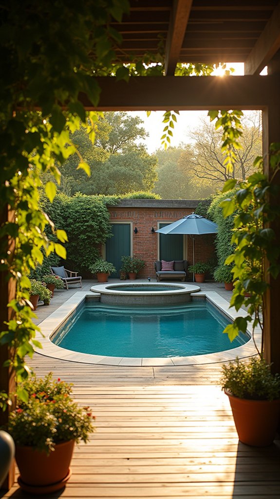 22 Refreshing Pool House With Jacuzzi Ideas For Pure Comfort nature inspired tranquility and flow