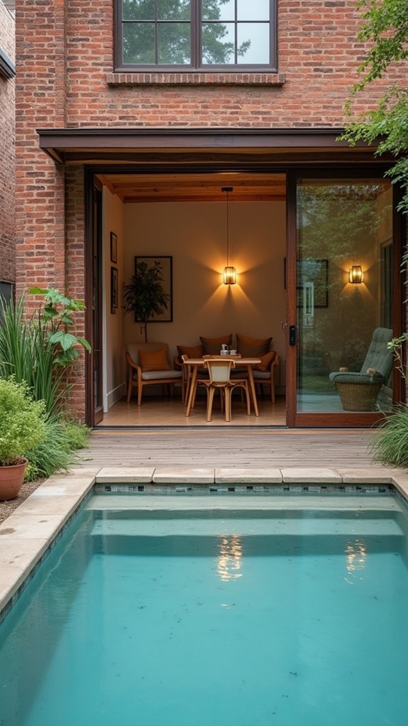 19 Smart Small Pool House Ideas That Maximize Tight Spaces open floor plan benefits