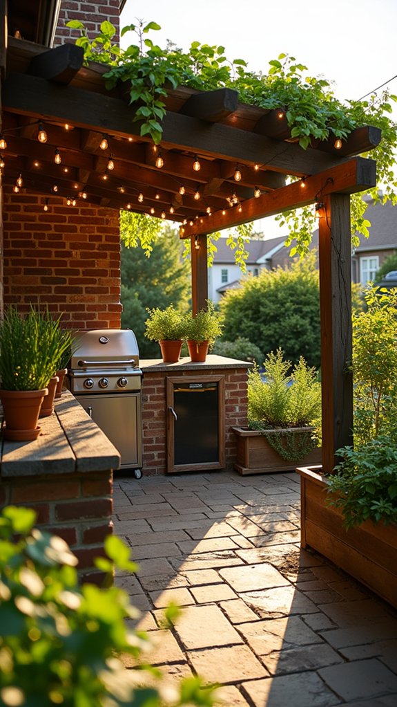 24 Practical Pool Pergola With Kitchen Ideas For Outdoor Cooking outdoor cooking oasis created