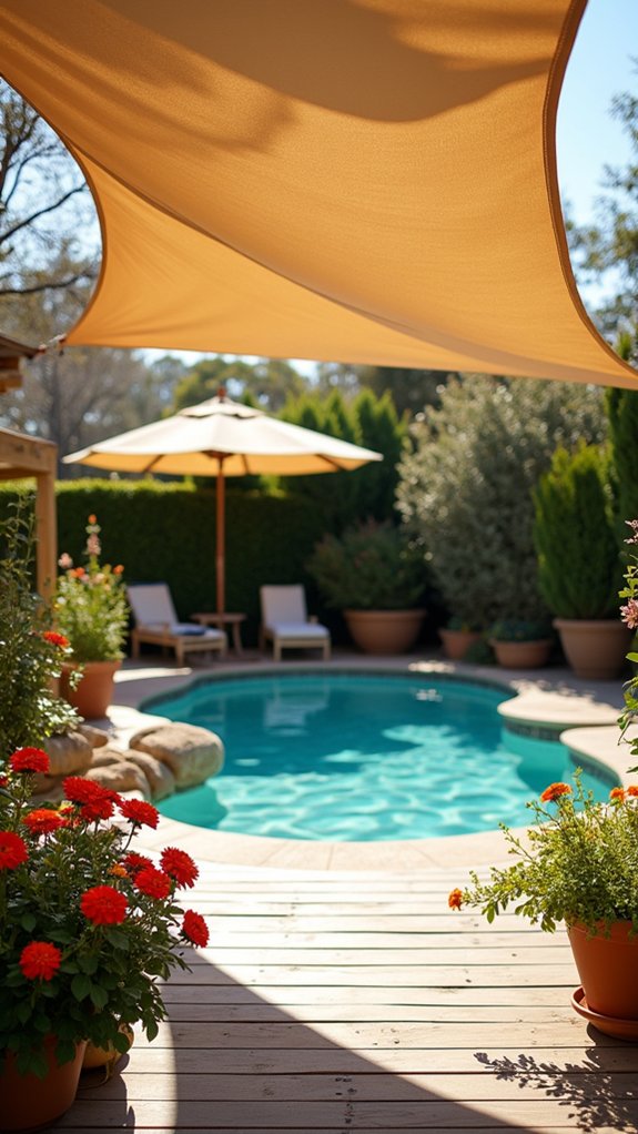 21 Thoughtful Pool Shade Design Ideas That Improve Comfort portable stylish shade solution