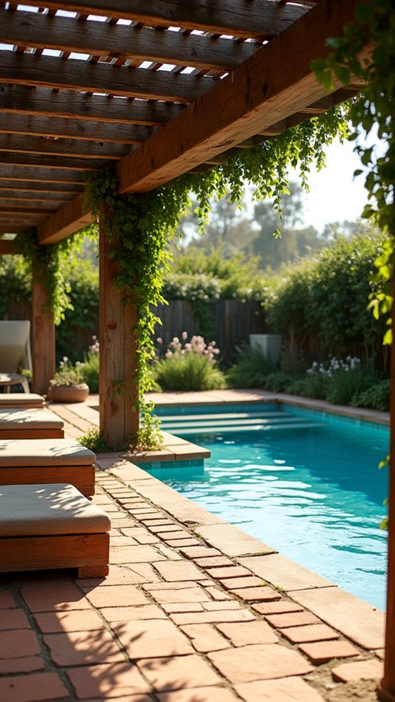 19 Rustic Pool Pergola Ideas With Earthy Appeal rustic reclaimed wood elegance