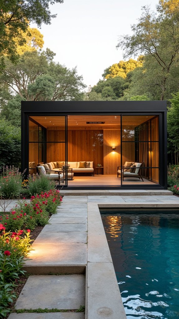 21 Inspiring Pool House Ideas That Transform Your Backyard seamless indoor outdoor living