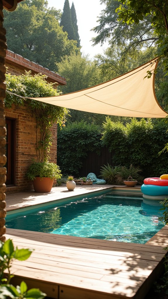 20 Flexible Movable Pool Shade Ideas For Changing Sunlight seamless sunlight control solution