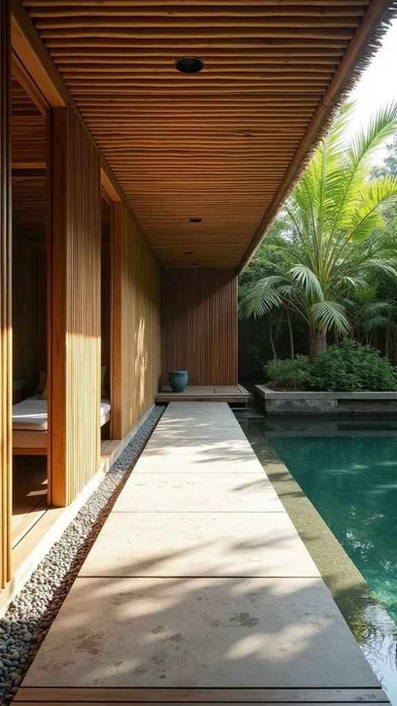 18 Serene Zen Pool House Design Ideas That Promote Calm serene bamboo sanctuary experience