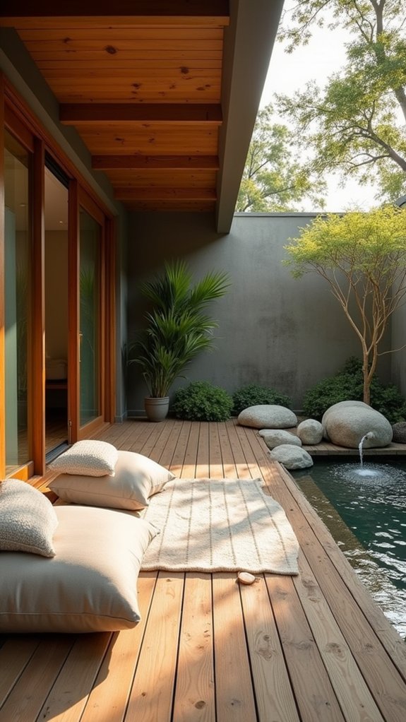 21 Inspiring Pool House Ideas That Transform Your Backyard serene meditation retreat space