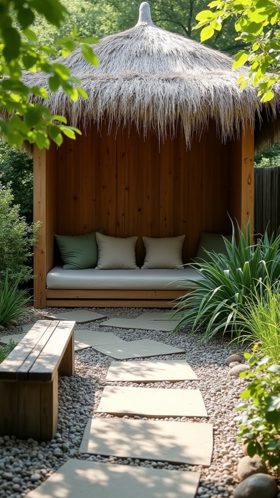 20 Luxury Pool Cabana Ideas With Upscale Details serene nature retreat cabana