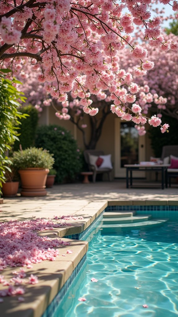 25 Shade Trees For Pool Area Ideas That Bring Cooling Greenery serene spring oasis beauty