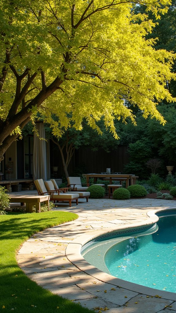 25 Shade Trees For Pool Area Ideas That Bring Cooling Greenery shade beauty quick growth
