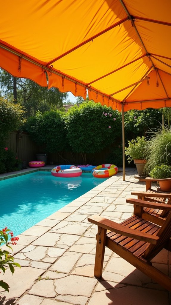 18 Easy Pool Shade Umbrella Ideas For Quick Relief shaded oasis for relaxation