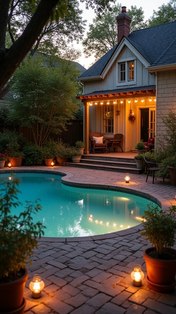 23 Smart Inground Pool Lighting Ideas That Brighten Every Corner sleek stylish safe lighting