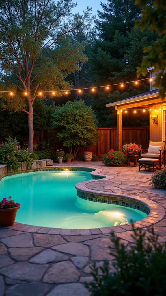 23 Smart Inground Pool Lighting Ideas That Brighten Every Corner smart customizable convenient lighting