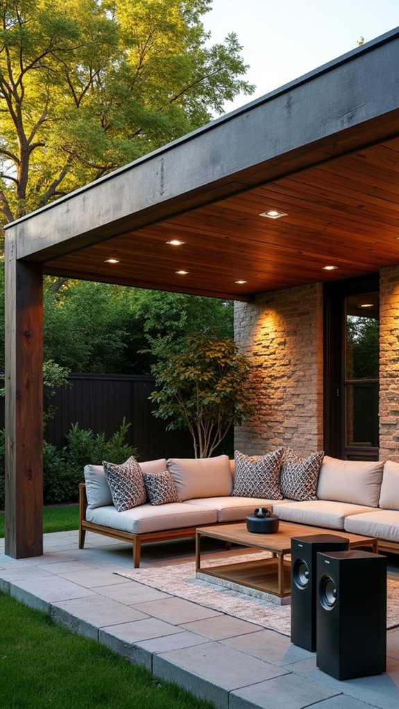 23 Luxury Pool Gazebo Ideas With High End Features smart gazebo with sound system