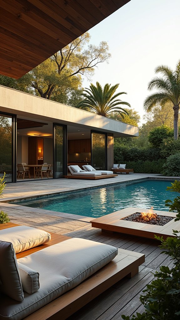 25 Luxury Pool House Ideas That Feel Like a Private Resort smart technology for relaxation